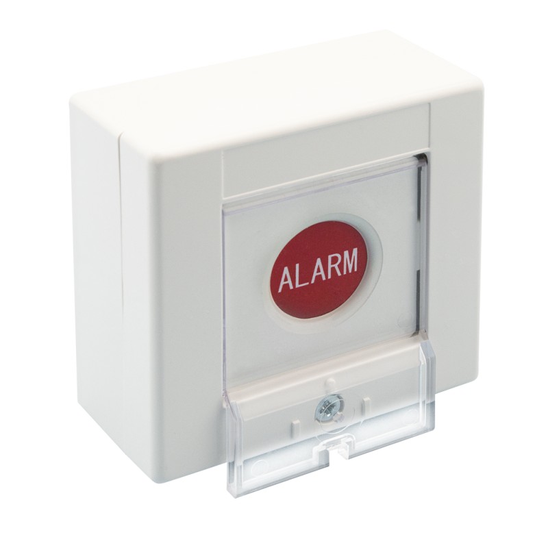 Interrupteur anti-panique avec porte de protection transparente et verrouillable