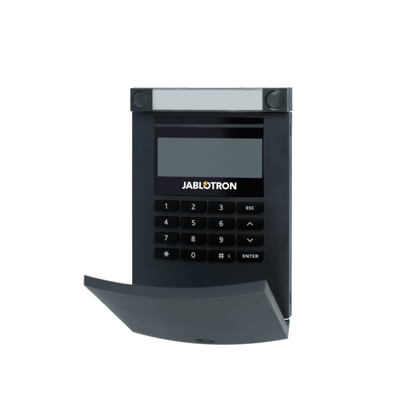 Funk- Zugangsmodul mit LCD Display, Tastatur und RFID- Lesegerät - Anthrazit