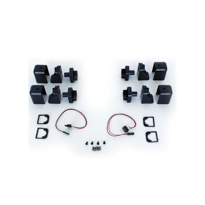 Befestigungs-Winkel Schwarz