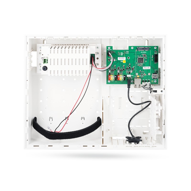 Zentrale vom Gefahrenmeldesystem inklusive LAN-Übertragungsgerät