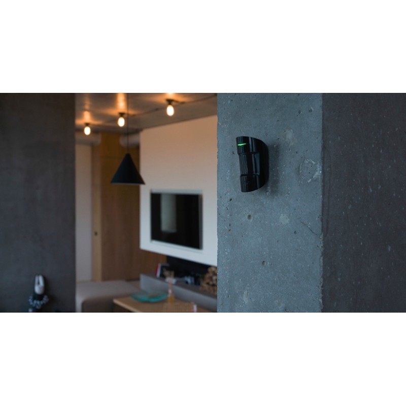 AJAX CombiProtect - Détecteur de mouvement et de bris de verre Noir EU