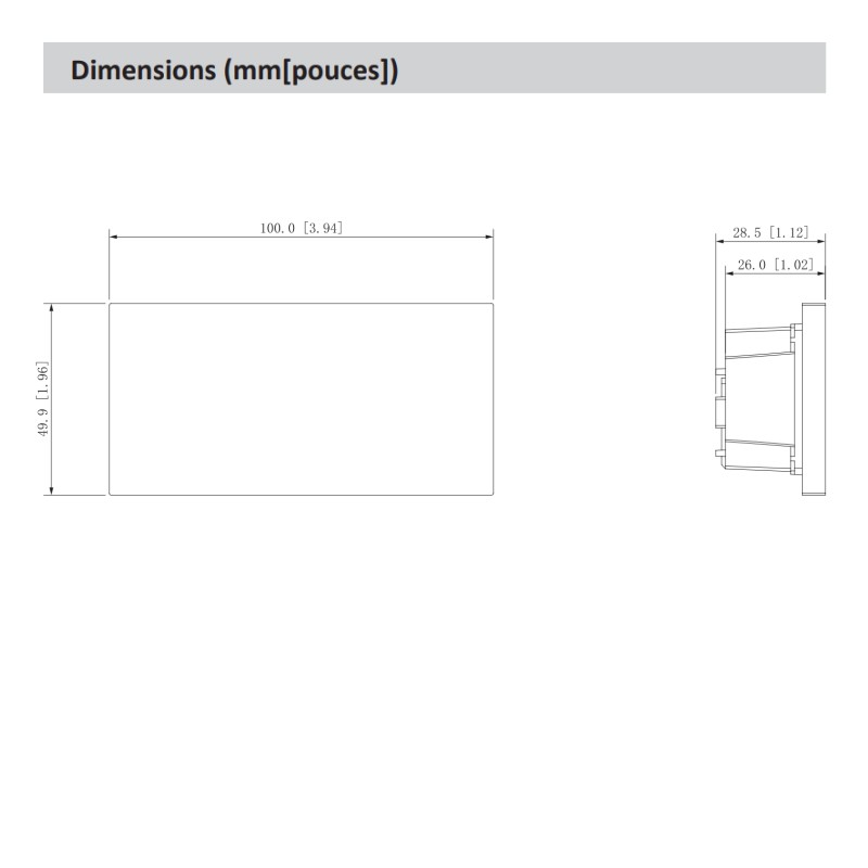 Blanko-Modul - für Intercom-Systeme