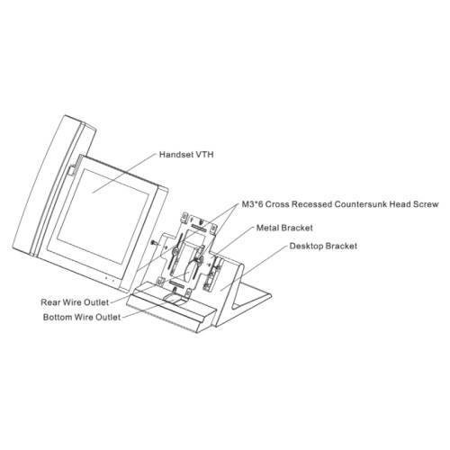 Support - pour moniteur intérieur