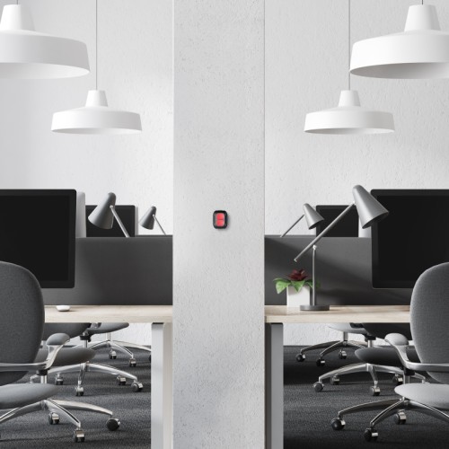 AJAX Holder for Button/DoubleButton - Notfalltaster Halterung Schwarz