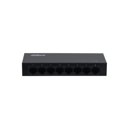 Unverwalteter 8-Port-Gigabit-Switch Schwarz
