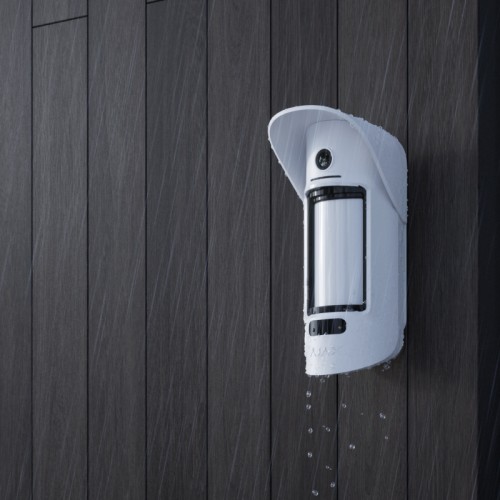 AJAX MotionCam Outdoor - Funk-Aussenbewegungsmelder mit Kamera Weiss