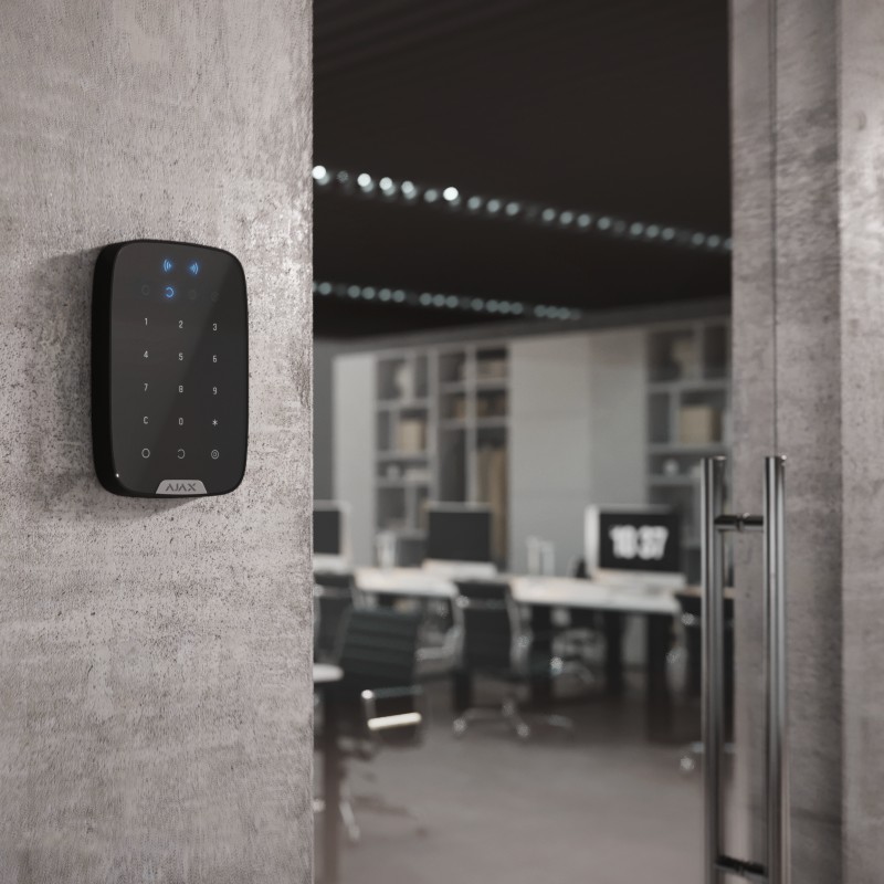 AJAX KeyPad Plus - clavier Noir