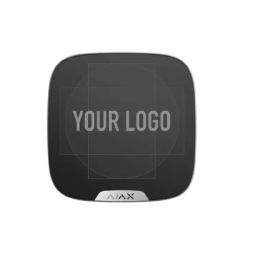 AJAX Brandplate for StreetSiren DoubleDeck - Couverture pourFace avant personnalisable pour StreetSiren DoubleDeck Noir