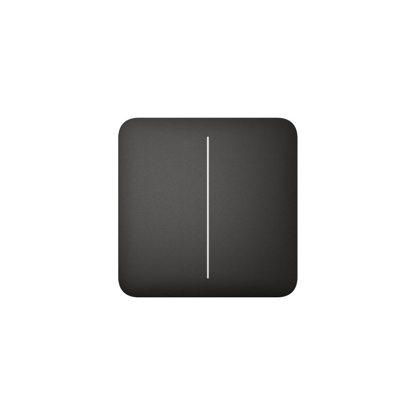 AJAX SoloButton (2-gang) - Bouton Noir