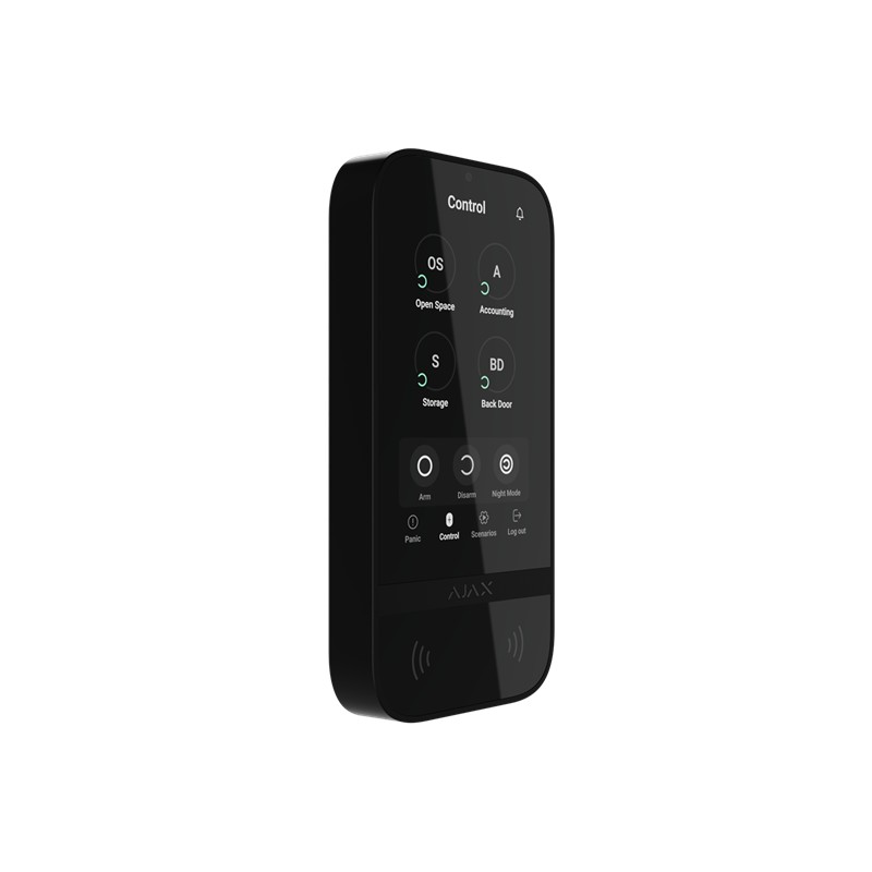 AJAX KeyPad TouchScreen - Clavier Noir