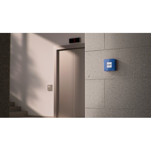 AJAX Manual Call Point - Blau