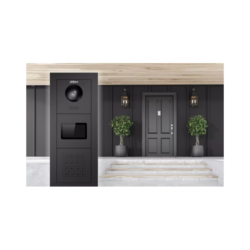 Module d'affichage - pour interphone vidéo Noir