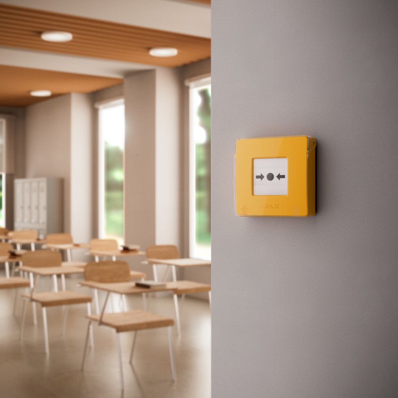 AJAX Manual Call Point - Gelb