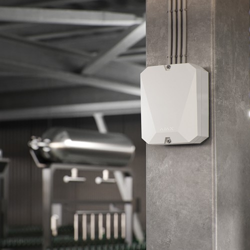 AJAX Multitransmitter - Module d'extension radio Blanc