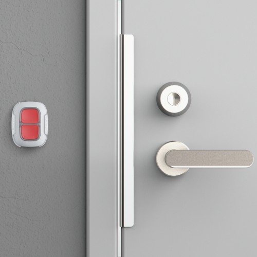 AJAX Holder for Button/DoubleButton - Notfalltaster Halterung Weiss