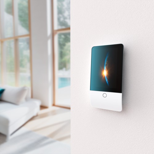 JABLOTRON NATUS Écran tactile pour bus avec lecteur RFID - Blanc