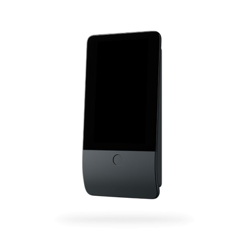 JABLOTRON NATUS Bus-Touchscreen mit RFID-Lesegerät - Anthrazit