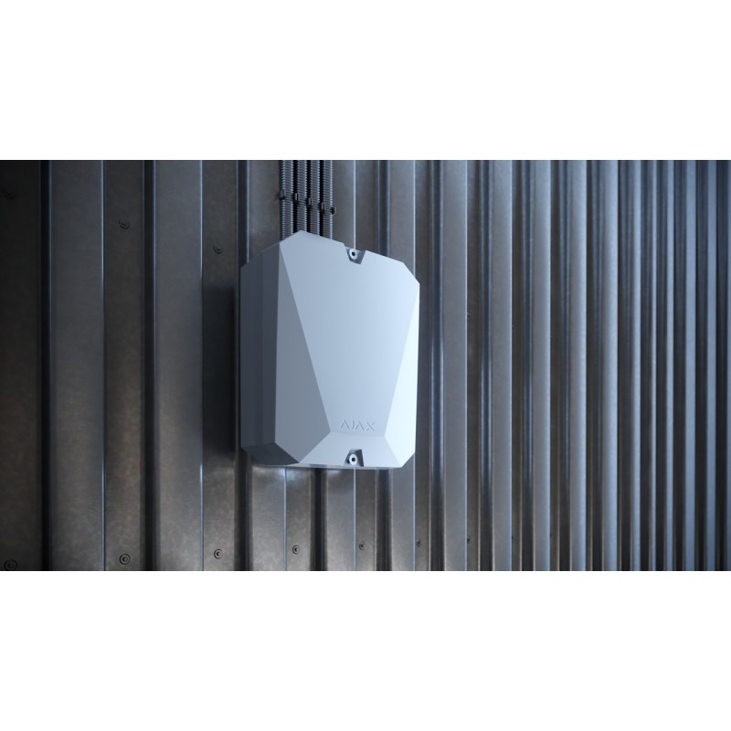 AJAX vhfBridge - Module radio pour connecter un système Ajax à des émetteurs FM tiers Blanc