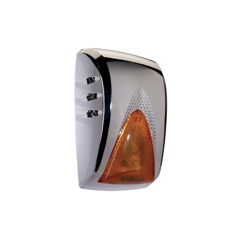 Sirène de bus - pour l'extérieur - couvercle en aluminium chromé