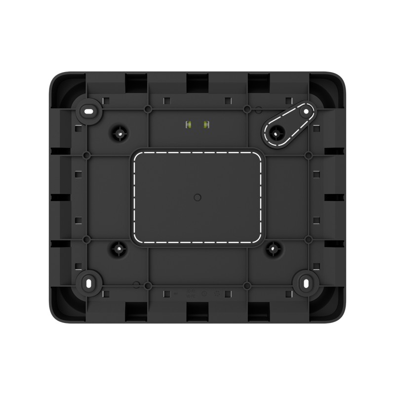 AJAX GlandBox - Accessoires de câblage pour EN54 Fire Hub Jeweller avec entrée de câble latérale via desPresse-étoupes Noir