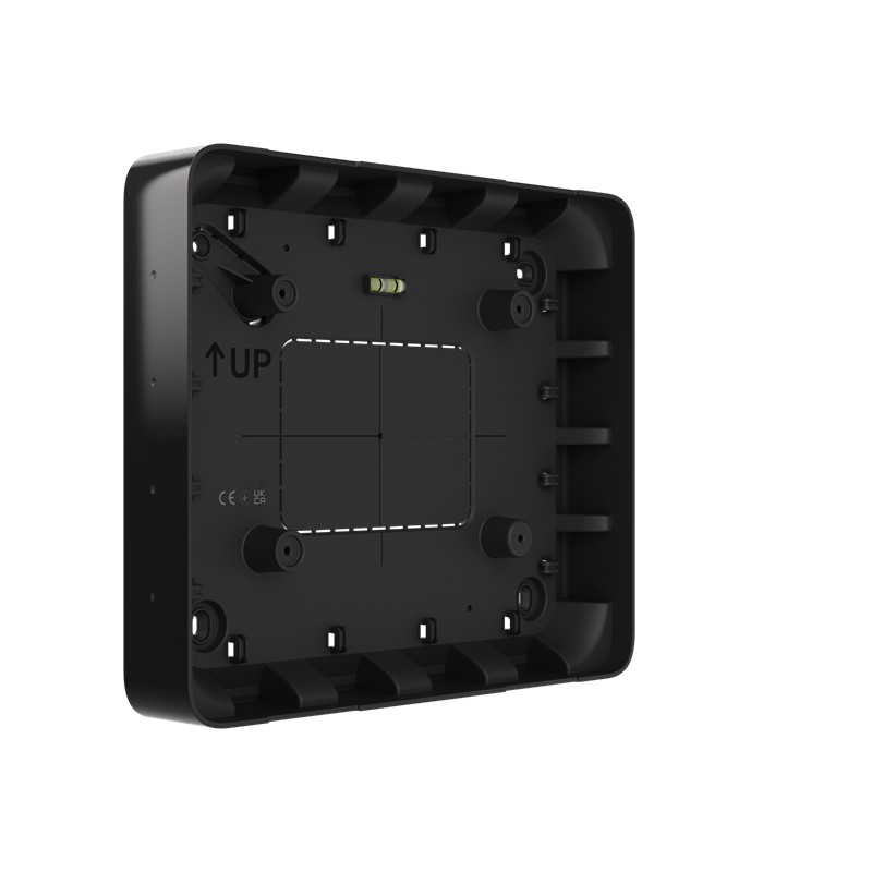 AJAX GlandBox - Accessoires de câblage pour EN54 Fire Hub Jeweller avec entrée de câble latérale via desPresse-étoupes Noir