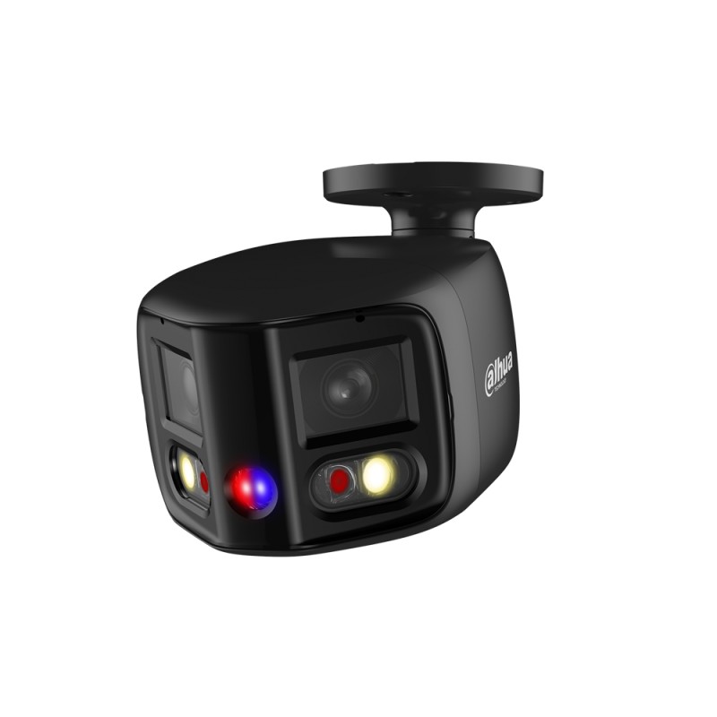 2x4MP TiOC Duo Splicing Festbrennweiten Bullet WizSense Netzwerkkamera Schwarz