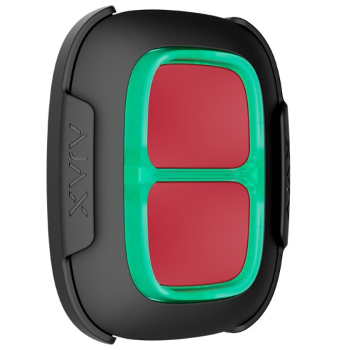 AJAX Superior DoubleButton G3 Jeweller - Détecteur d'agression sans fil pour les objets à haut risque Noir