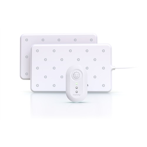 Ein Monitor für zwei Schlafplätze - perfekt für Kinderbett & Beistellbett.