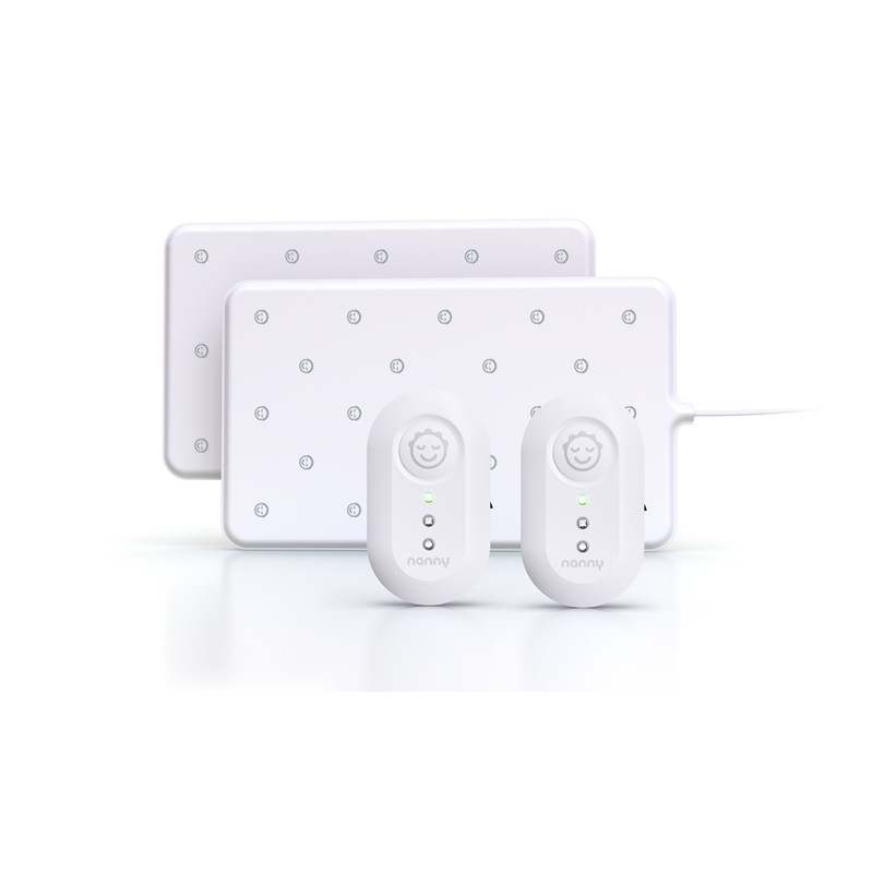 Zwei Babys, zwei Monitore - für Zwillinge ideal geeignet.