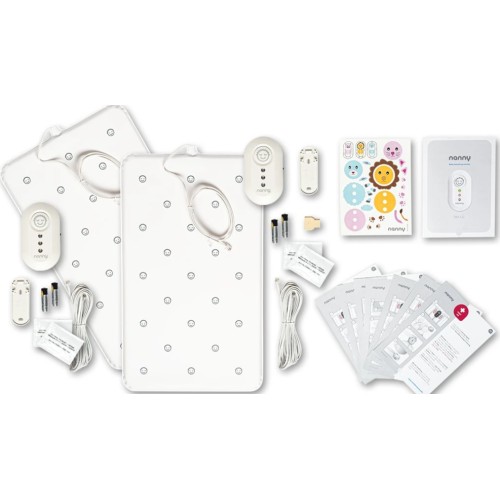 Zwei Babys, zwei Monitore - für Zwillinge ideal geeignet.