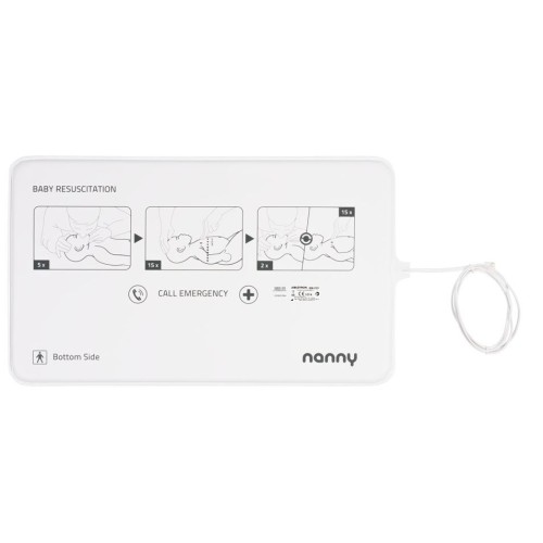 Surveillance respiratoire haut de gamme avec alarme de température & veilleuse intégrée - pour une sécurité maximale. Sans conta