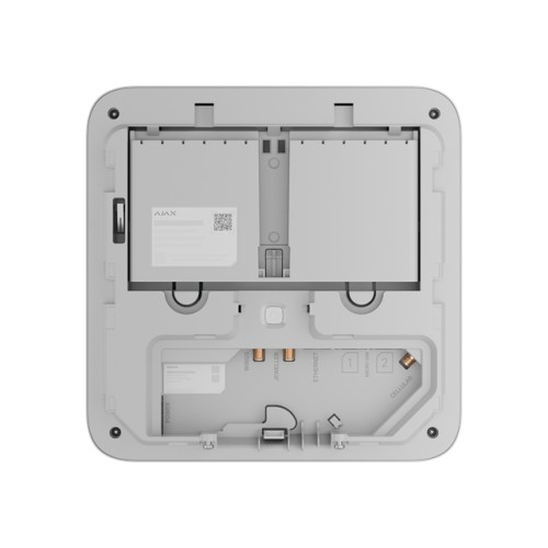 AJAX Superior Hub G3 Jeweller - Kabellose Hub-Zentrale mit Fotoverifizierung Weiss